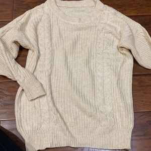 Super soft cream sweater
